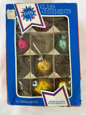 Vintage Ornaments And Box Vintage - Set of 6